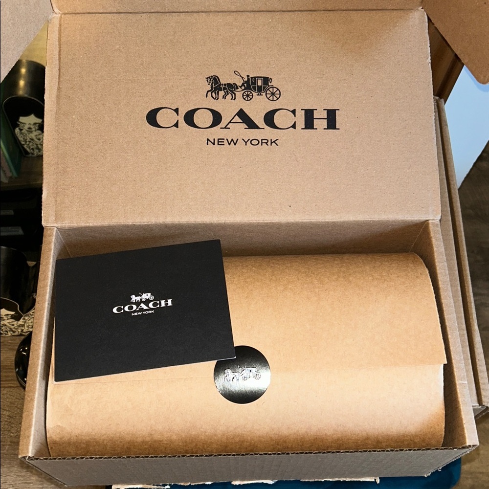 Coach Chain Tabby Shoulder Bag in Signature Denim, NWT, box & dust bag! - Picture 15 of 16